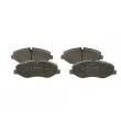 Jeu de 4 plaquettes de frein avant BOSCH 0 986 494 914 - Visuel 1