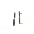 Jeu de 4 plaquettes de frein avant BOSCH 0 986 494 921 - Visuel 2