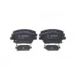 Jeu de 4 plaquettes de frein avant BOSCH 0 986 494 984 - Visuel 1