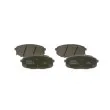 Jeu de 4 plaquettes de frein avant BOSCH 0 986 494 995 - Visuel 1
