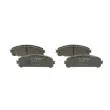 Jeu de 4 plaquettes de frein avant BOSCH 0 986 495 169 - Visuel 1