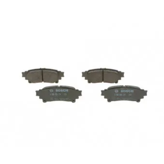 Jeu de 4 plaquettes de frein arrière BOSCH 0 986 495 174