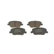Jeu de 4 plaquettes de frein avant BOSCH 0 986 495 392 - Visuel 1