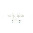 Kit d'accessoires, mâchoires de frein de stationnement BOSCH 1 987 475 383 - Visuel 3