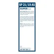Kit balais d'essuie-glace BOSCH 3 397 001 584 - Visuel 3