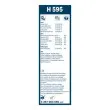 Balai d'essuie-glace BOSCH 3 397 004 595 - Visuel 3