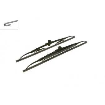 Kit balais d'essuie-glace BOSCH 3 397 118 404