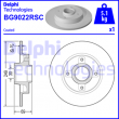 Jeu de 2 disques de frein arrière DELPHI BG9022RSC - Visuel 1
