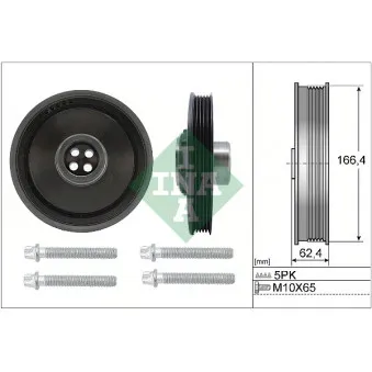 Kit de poulies, vilebrequin INA 544 0171 20