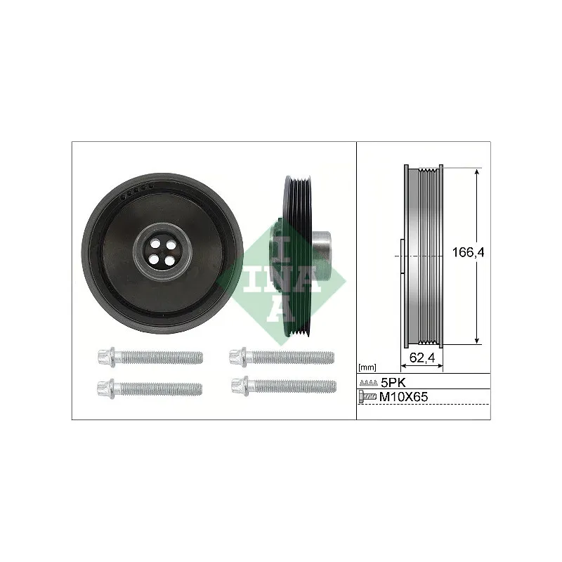 Kit de poulies, vilebrequin INA 544 0171 20