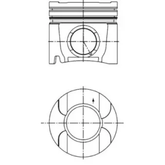 Kit de réparation, Piston/Chemise de cylindre KOLBENSCHMIDT 40292960