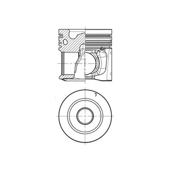 Kit de réparation, Piston/Chemise de cylindre KOLBENSCHMIDT 40679960