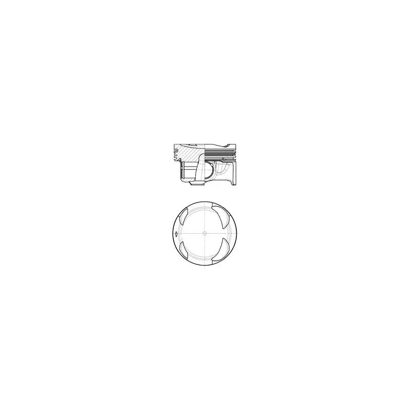 Piston KOLBENSCHMIDT 41108600