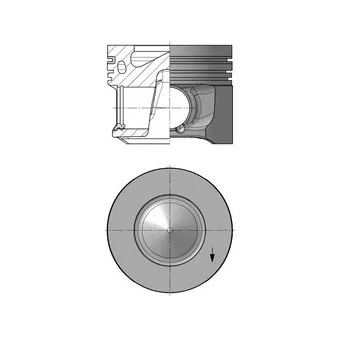 Piston KOLBENSCHMIDT 41265610