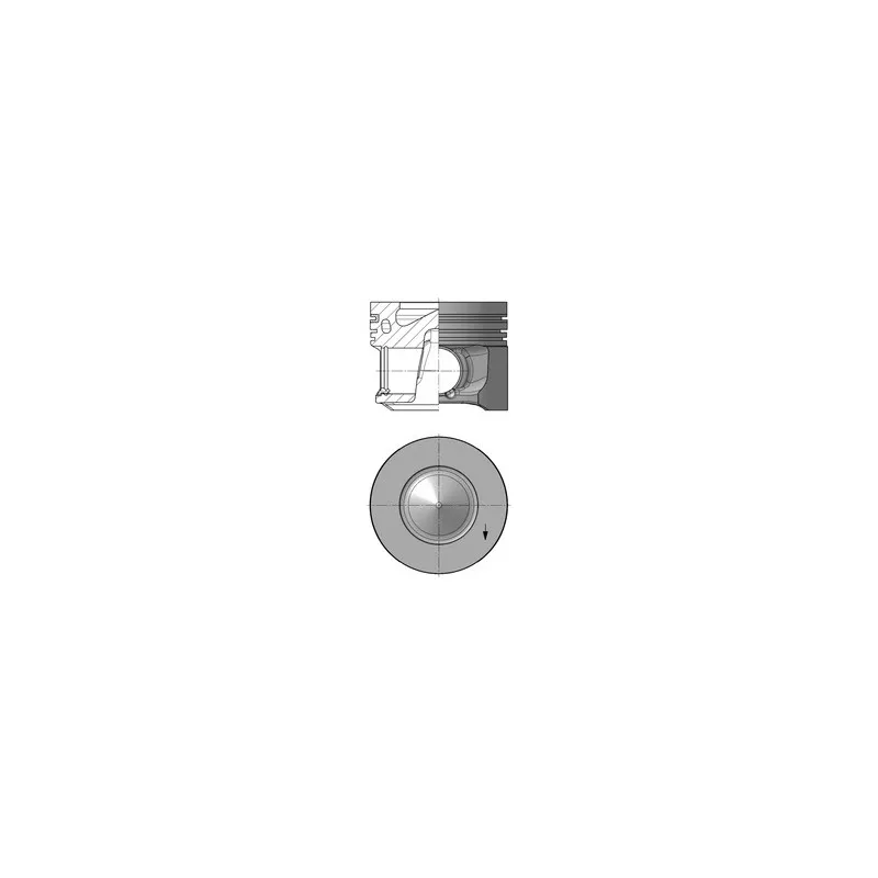 Piston KOLBENSCHMIDT 41265610
