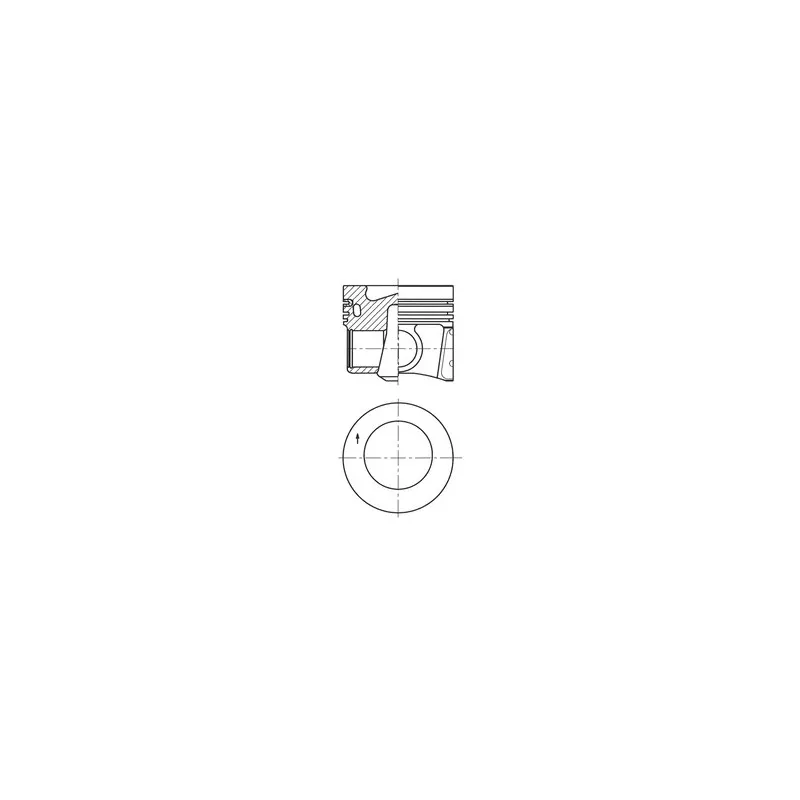 Piston KOLBENSCHMIDT 41271600