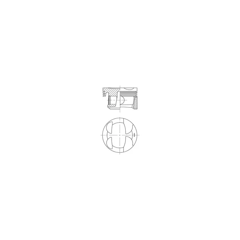 Piston KOLBENSCHMIDT 41705620