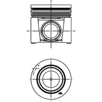 Piston KOLBENSCHMIDT 41706600