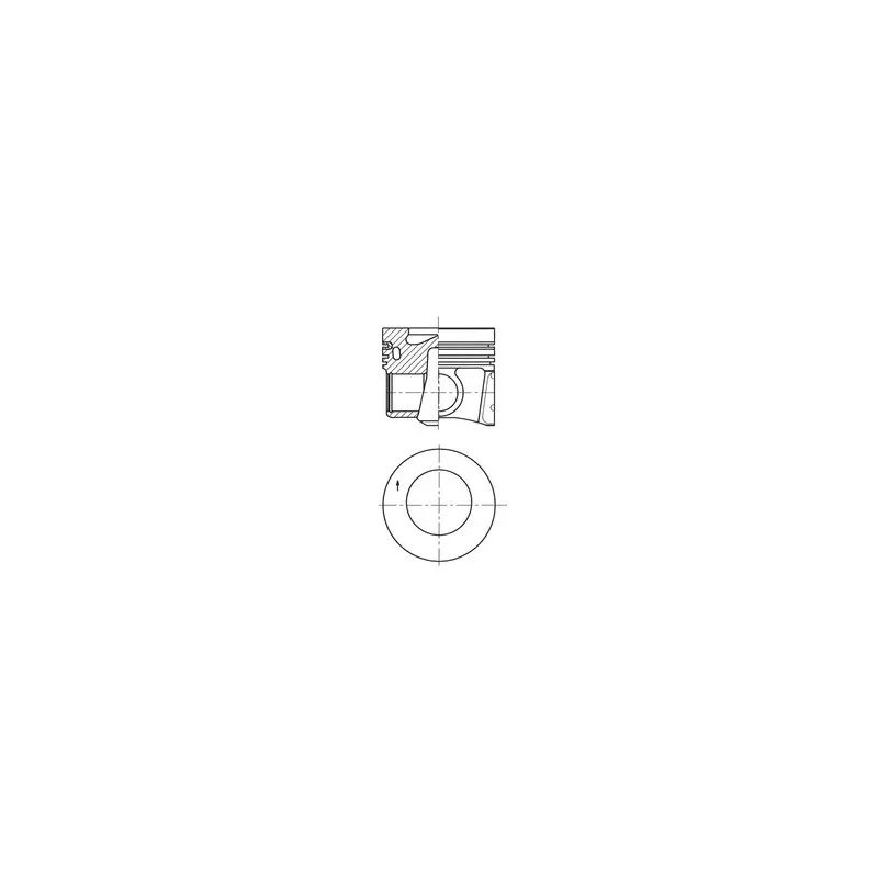 Piston KOLBENSCHMIDT 41708620