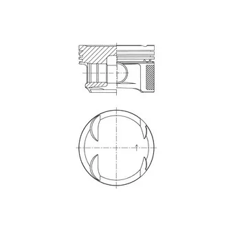 Piston KOLBENSCHMIDT 41766600