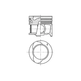 Piston KOLBENSCHMIDT 41812600