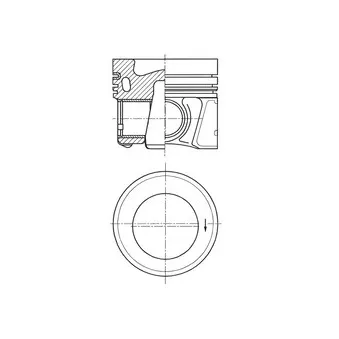 Piston KOLBENSCHMIDT 41936620