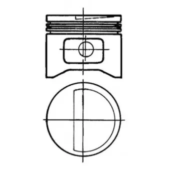 Kit de réparation, Piston/Chemise de cylindre KOLBENSCHMIDT 90382970