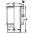 Kit de réparation, Piston/Chemise de cylindre KOLBENSCHMIDT 90769960 - Visuel 2