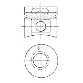 Kit de réparation, Piston/Chemise de cylindre KOLBENSCHMIDT 91260960