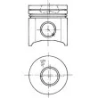 Kit de réparation, Piston/Chemise de cylindre KOLBENSCHMIDT 94701960 - Visuel 1