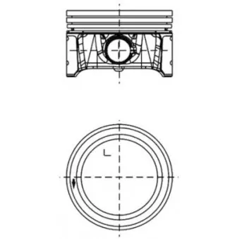 Piston KOLBENSCHMIDT 99913601