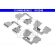 Kit d'accessoires, plaquette de frein à disque ATE 13.0460-0240.2 - Visuel 2