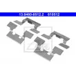 Kit d'accessoires, plaquette de frein à disque ATE 13.0460-0512.2 - Visuel 2