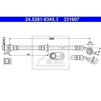 Flexible de frein ATE 24.5281-0345.3