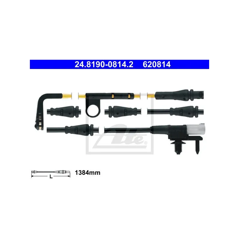 Contact d'avertissement, usure des plaquettes de frein ATE 24.8190-0814.2