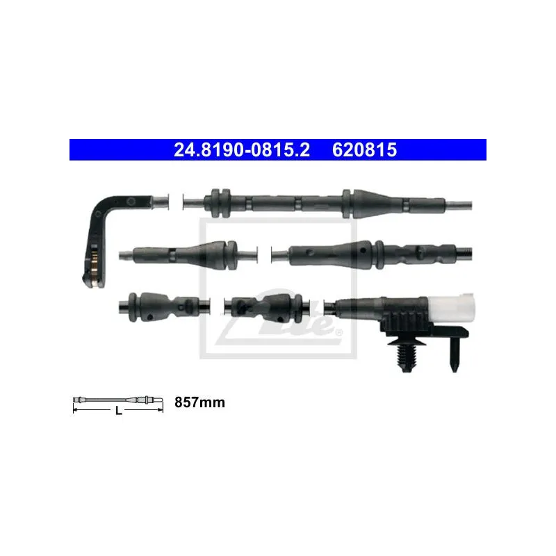 Contact d'avertissement, usure des plaquettes de frein ATE 24.8190-0815.2
