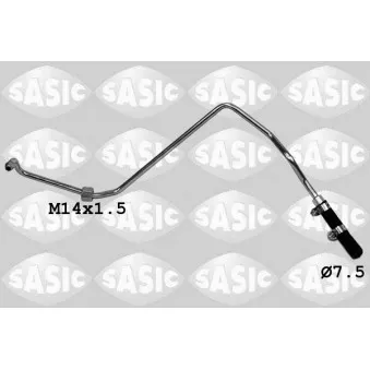 Conduite d'huile, compresseur SASIC 3326001