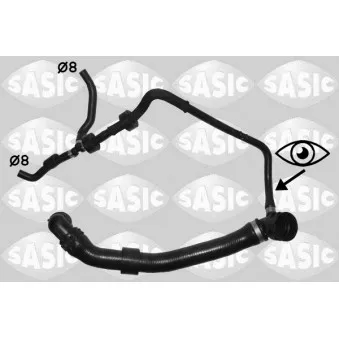 Durite de radiateur SASIC 3406459