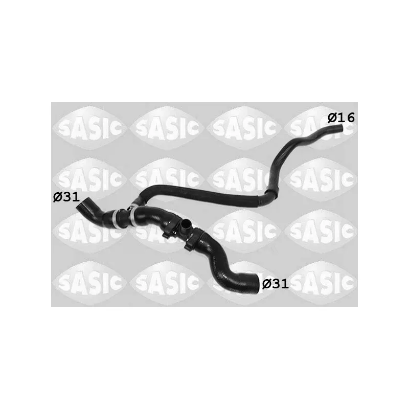 Durite de radiateur SASIC 3406502