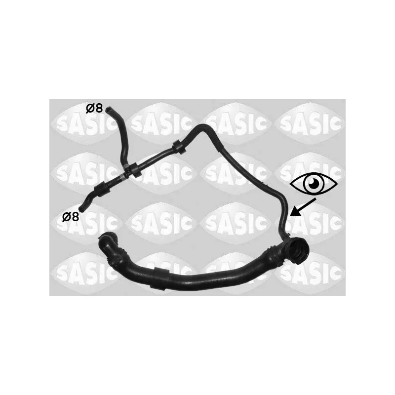 Durite de radiateur SASIC 3406505