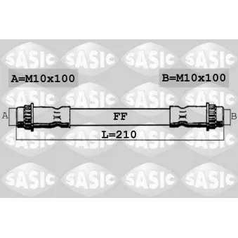 Flexible de frein SASIC 6604040