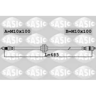 Flexible de frein SASIC 6604043