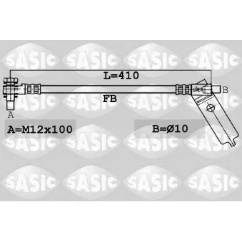 Flexible de frein SASIC 6606198