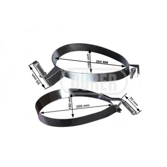 Support, silencieux DÜRER SEMB1X2