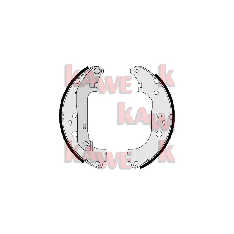 Jeu de mâchoires de frein KAWE 08550