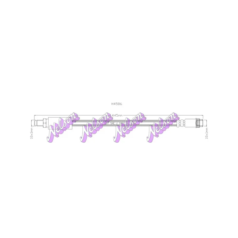 Flexible de frein KAWE H4586