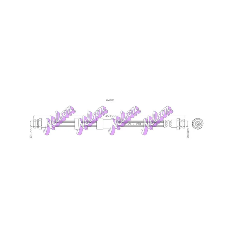 Flexible de frein KAWE H4811