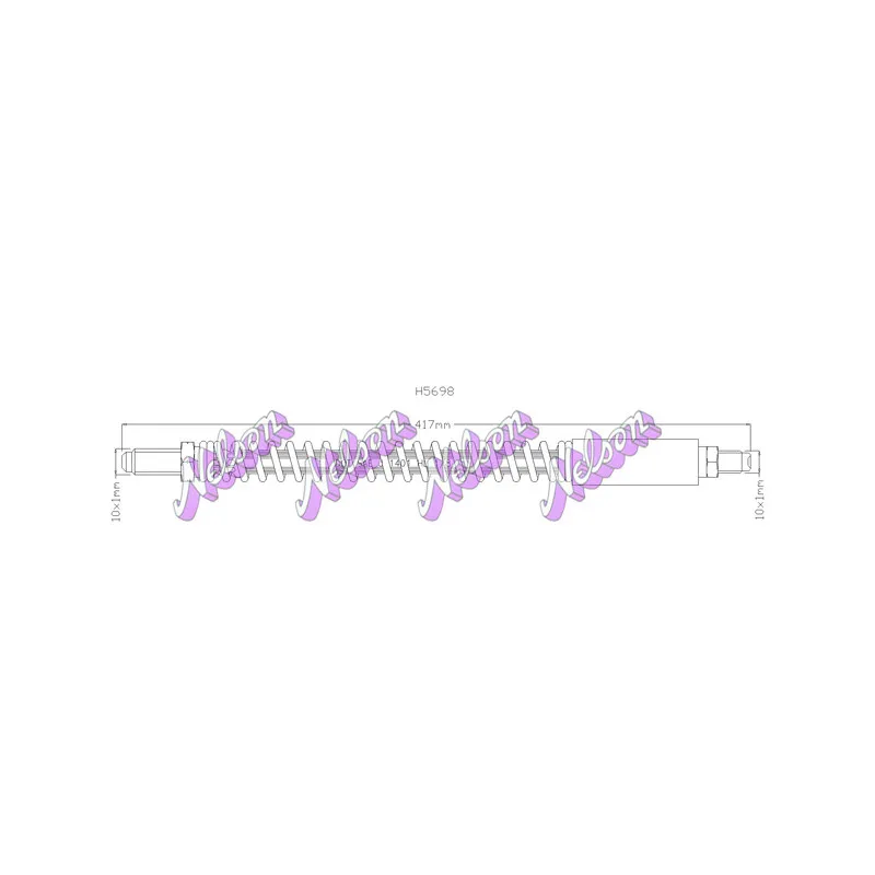 Flexible de frein KAWE H5698