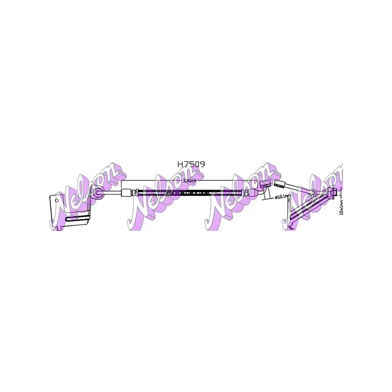 Flexible de frein KAWE H7509