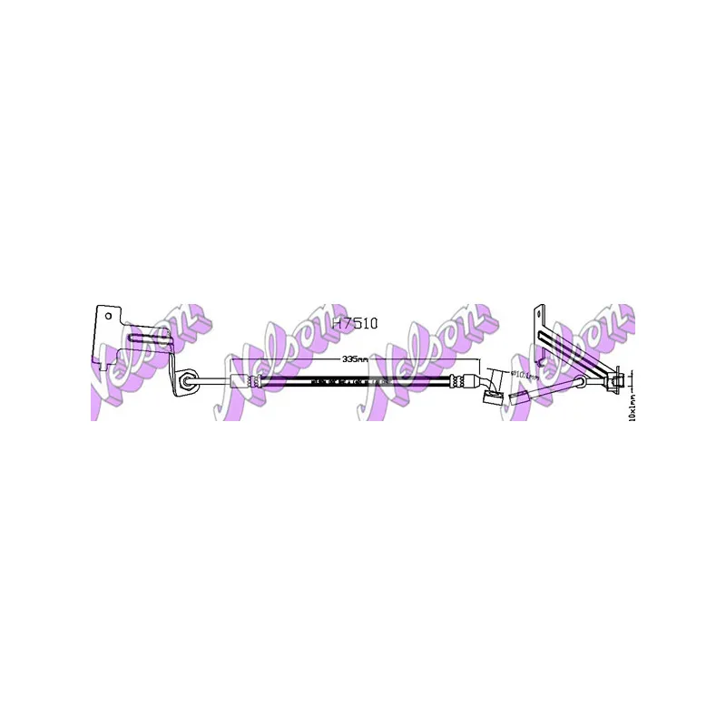 Flexible de frein KAWE H7510